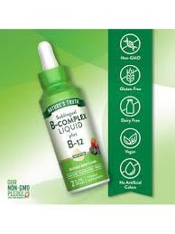B Complex Liquid Plus B-12 Natural Berry Flavor 2 oz Pack of 2 N85875