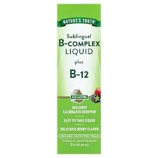 B Complex Liquid Plus B-12 Natural Berry Flavor 2 oz Pack of 2 N85875