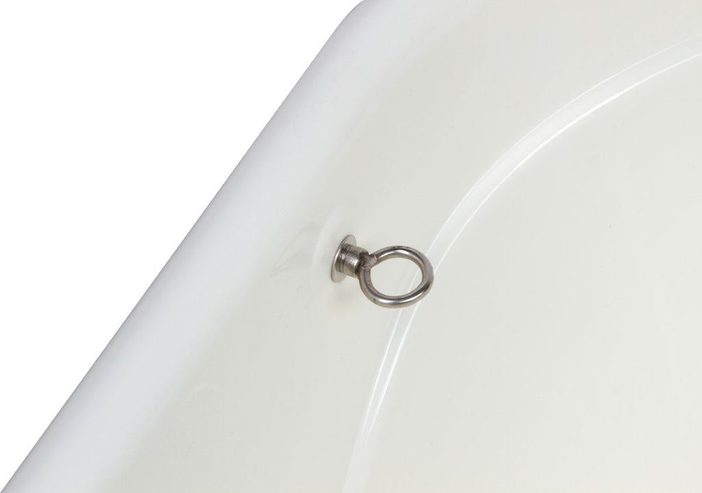 Portable Pet Bath Tub White 37.5"x19.5"x35.5" R403097