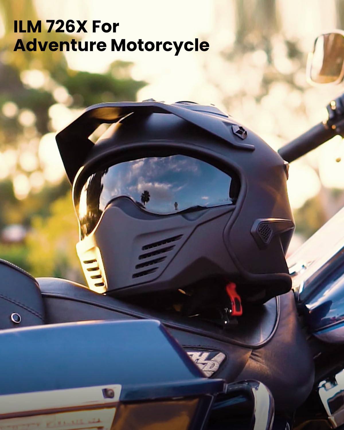 Open Face 3/4 Half Motorcycle Helmet DOT Matte Black M X51640
