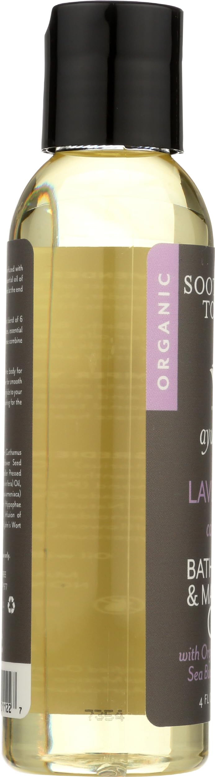 Organic Calming Lavender Bath, Body & Massage Oil, 4 Oz T78667