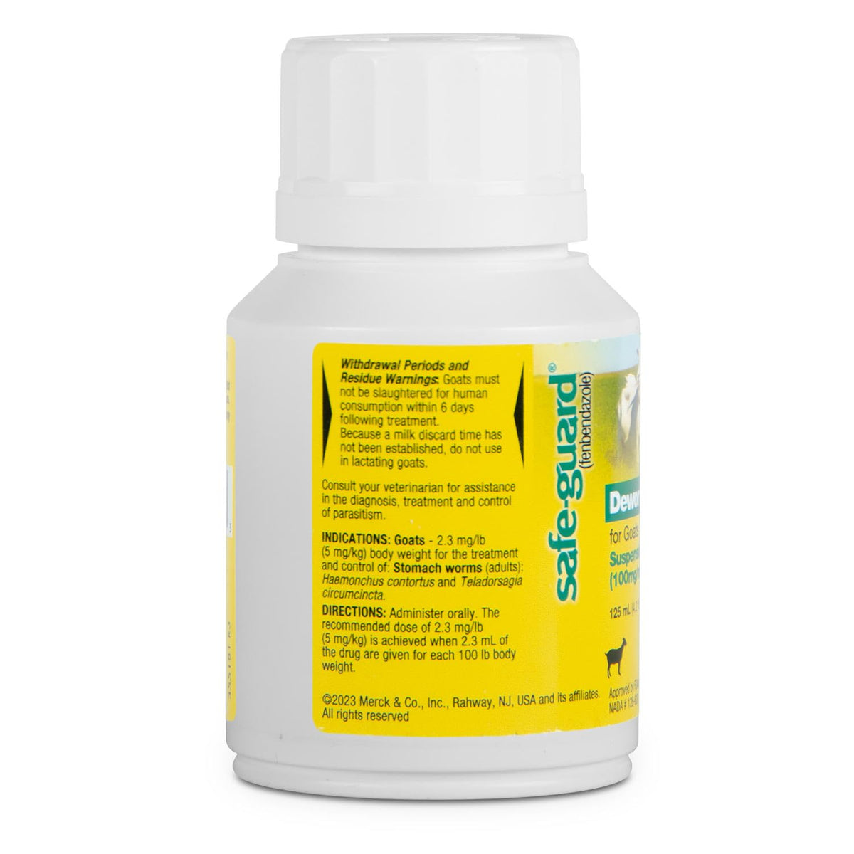 Fenbendazole Dewormer Liquid 125ml W208