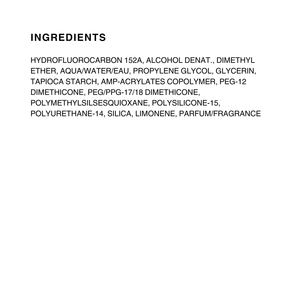 Dry Texture Spray F7740