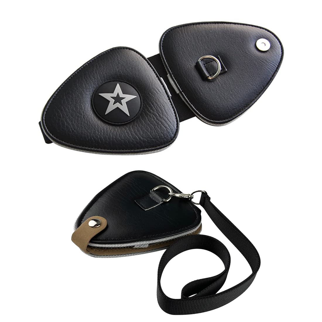Guitar Pick Holder Case Bag with 24pcs Colorful Picks M933