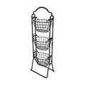 Adjustable 3-Tier Metal Floor Standing Storage Basket D15906