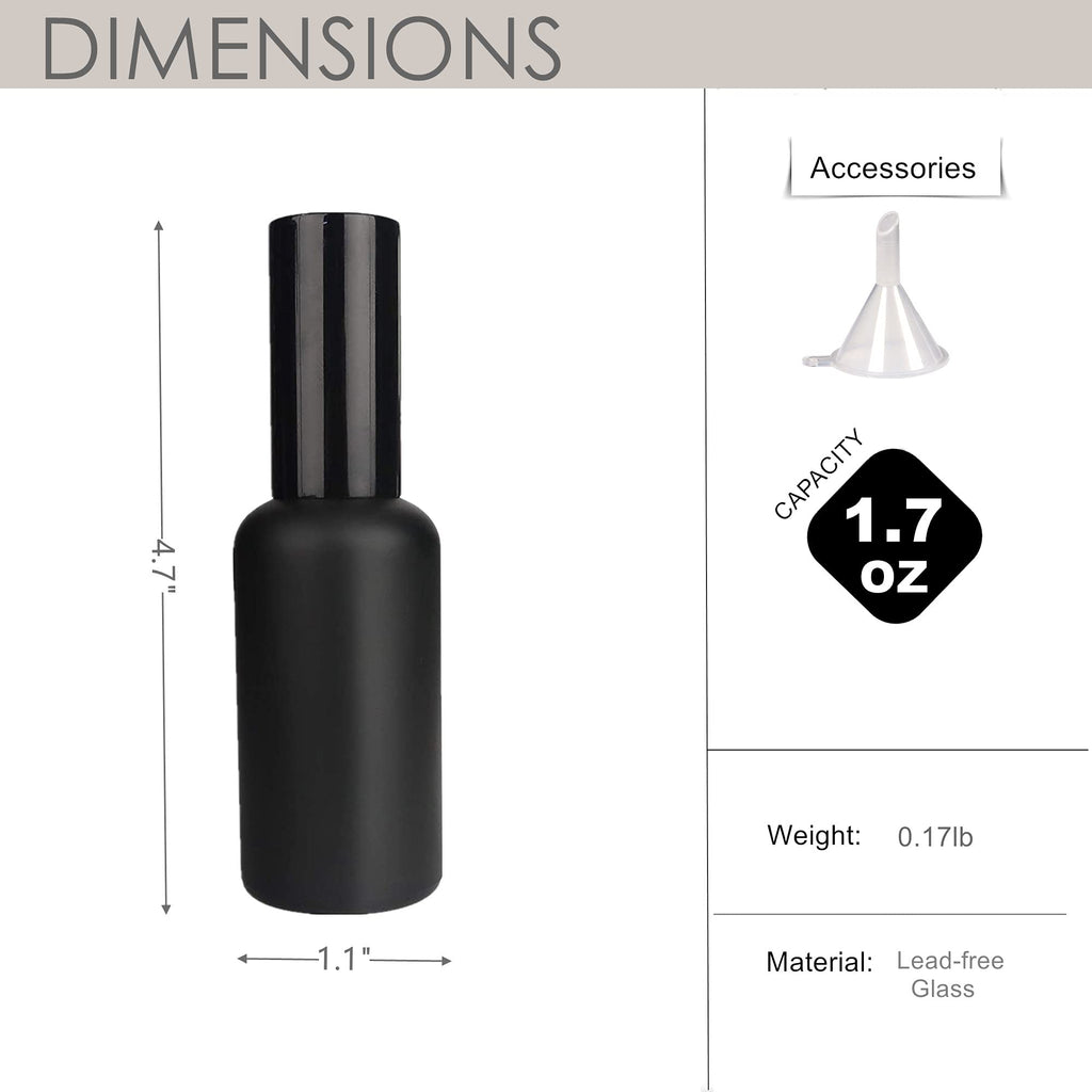 Cocktail Atomizer Sprayer 1.7OZ 50ml Black J283530