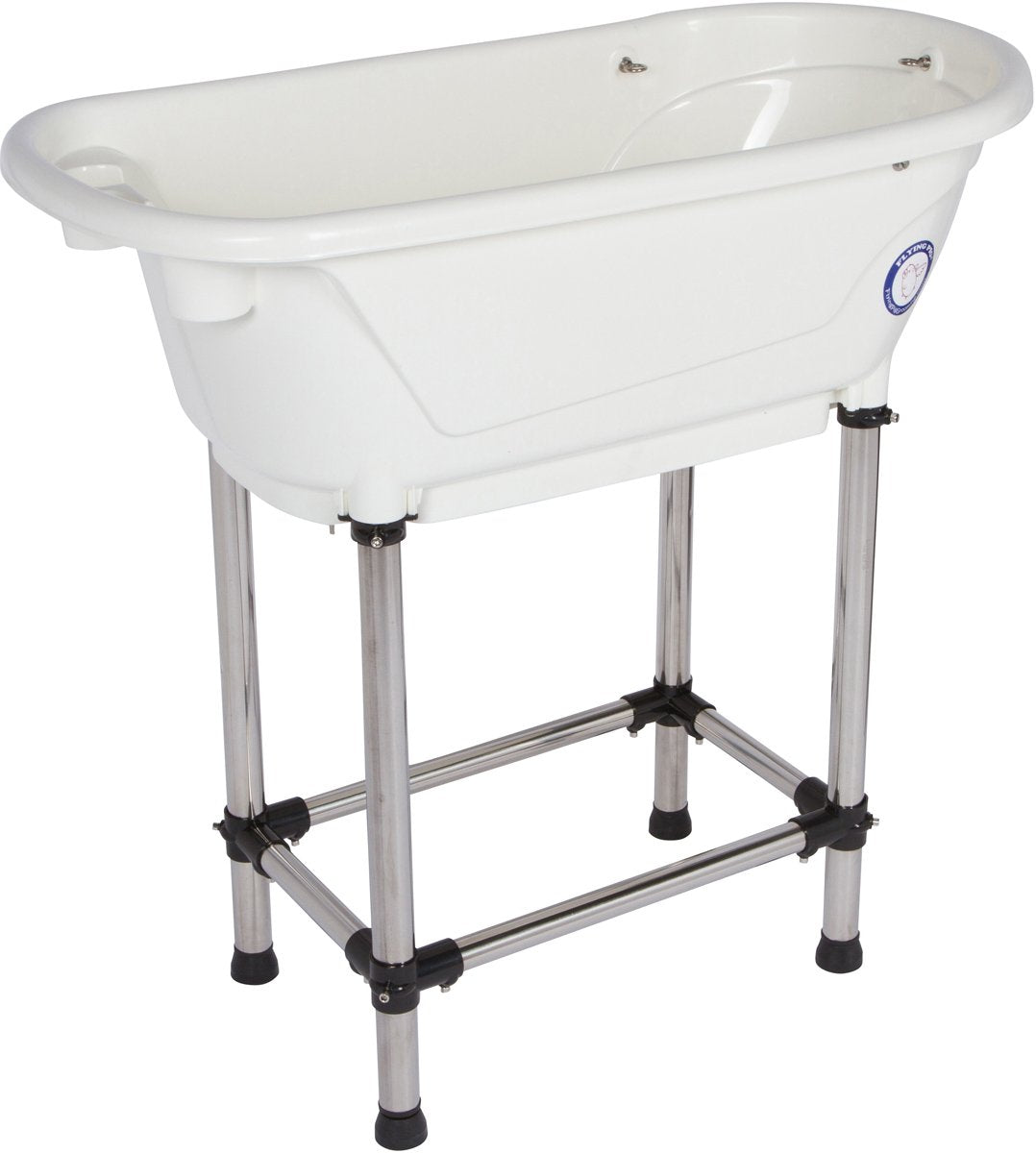 Portable Pet Bath Tub White 37.5"x19.5"x35.5" R403097