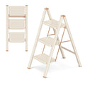 Foldable 3 Step Ladder with Anti-Slip Pedal X74509
