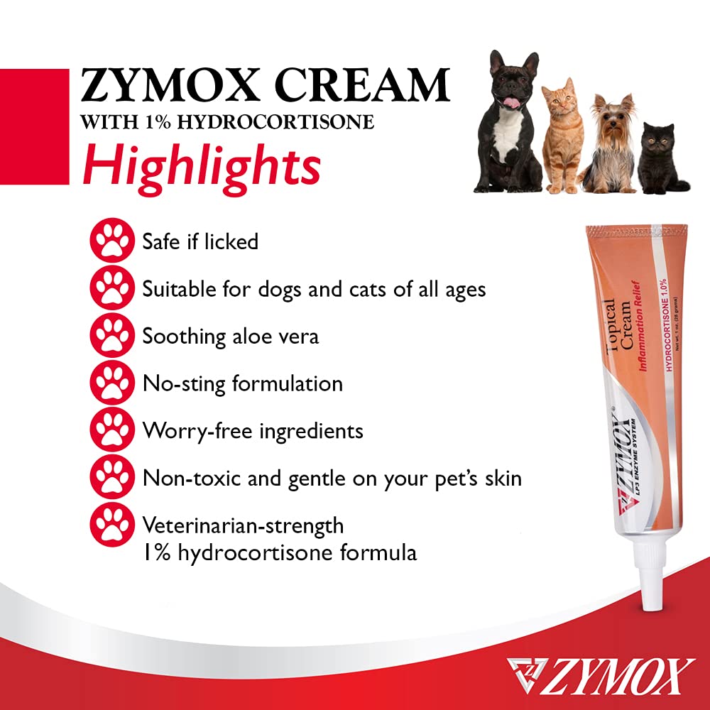 Veterinarian Strength Topical Cream with 1% Hydrocortisone 1oz S682934