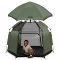 Olive Green Pop-Up Play Yard P394936