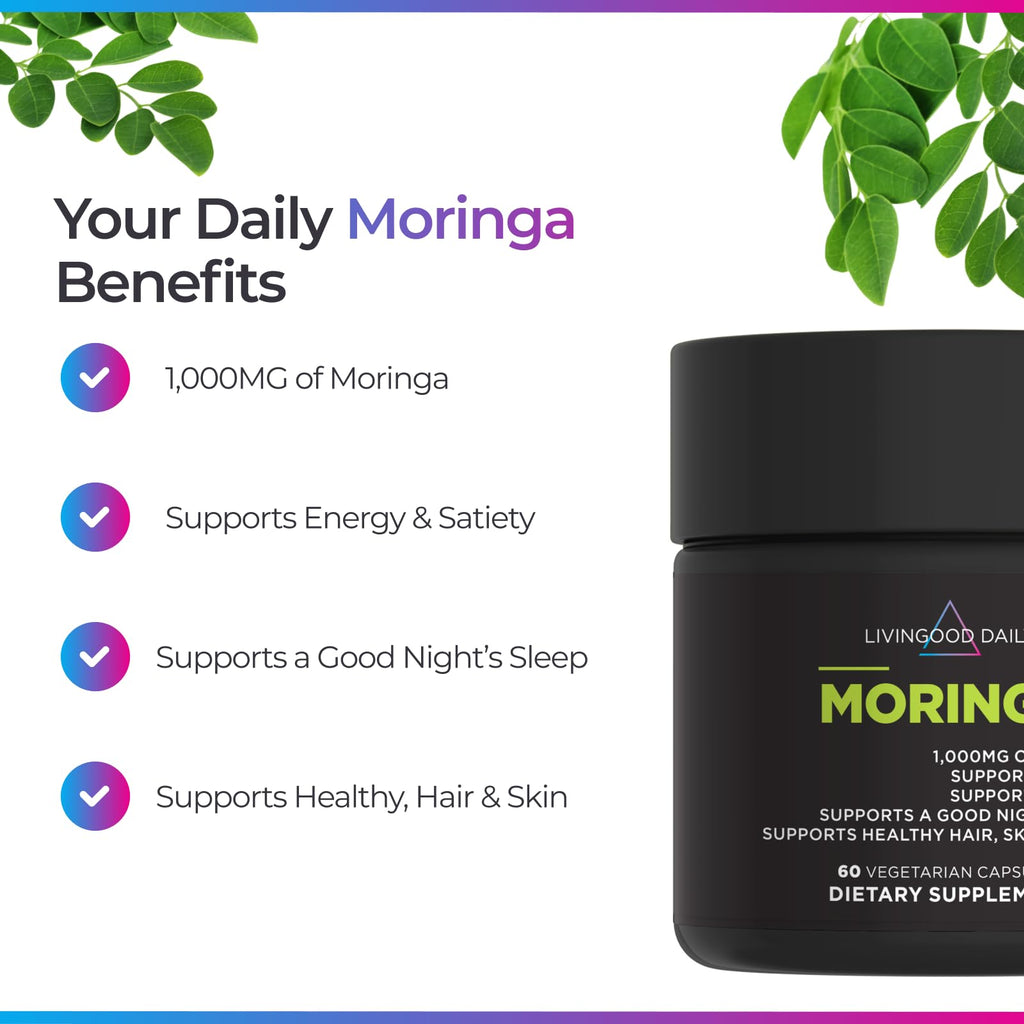 Moringa Capsules 1000mg 60 Capsules S101137