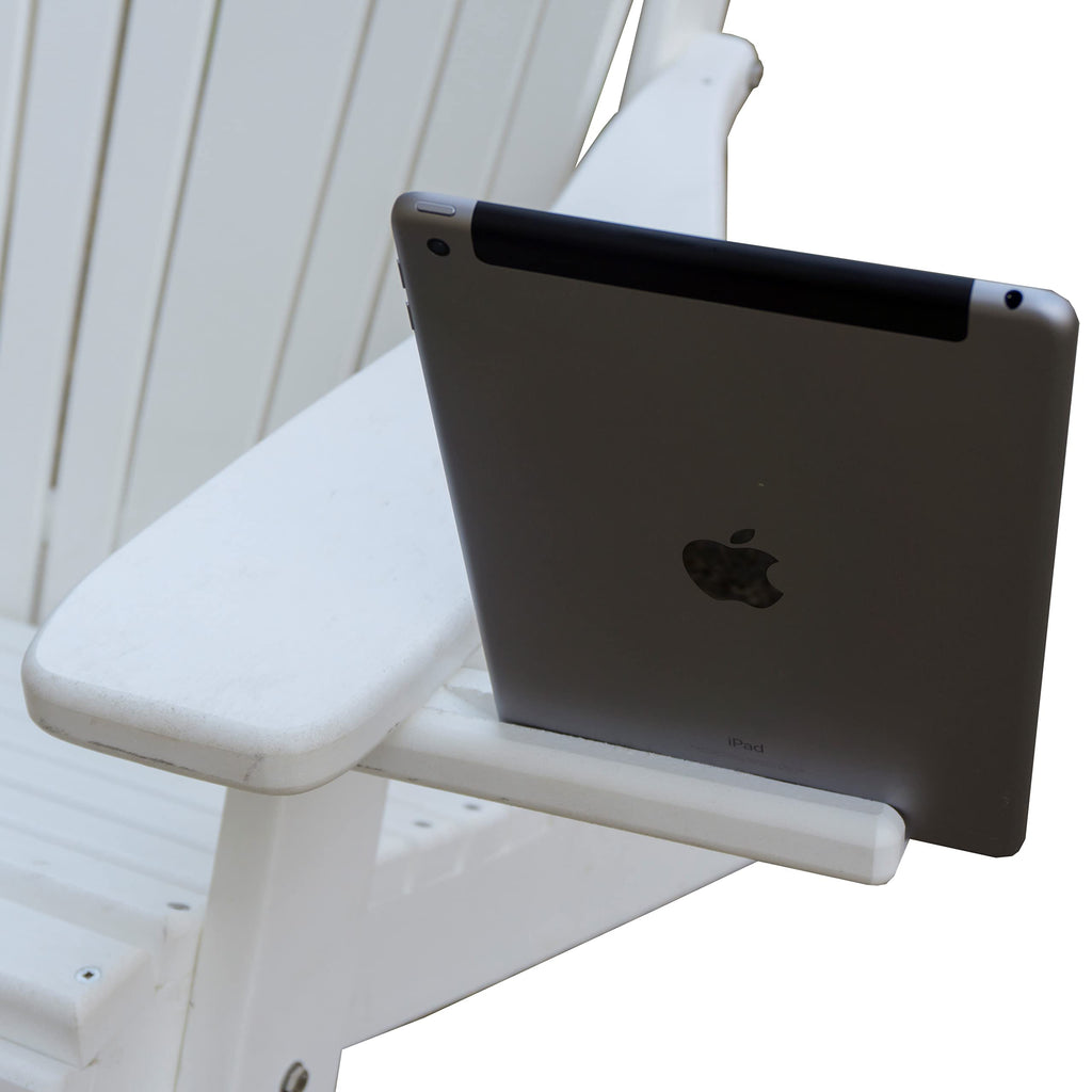 Cedar Poly Folding Adirondack Chair with Smart Phone Holder F60352