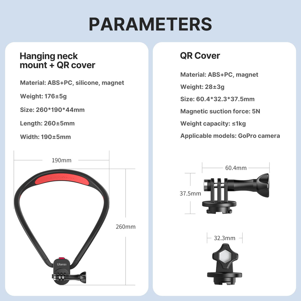 Magnetic Neck Mount for Action Cameras U728376