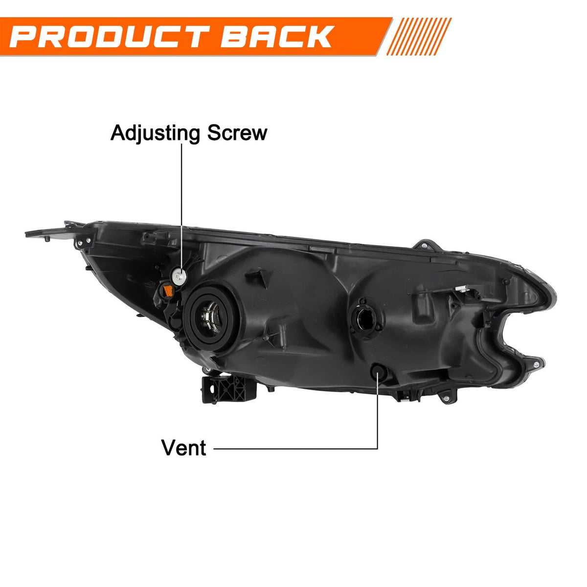 Black Halogen Headlight Assembly M306598