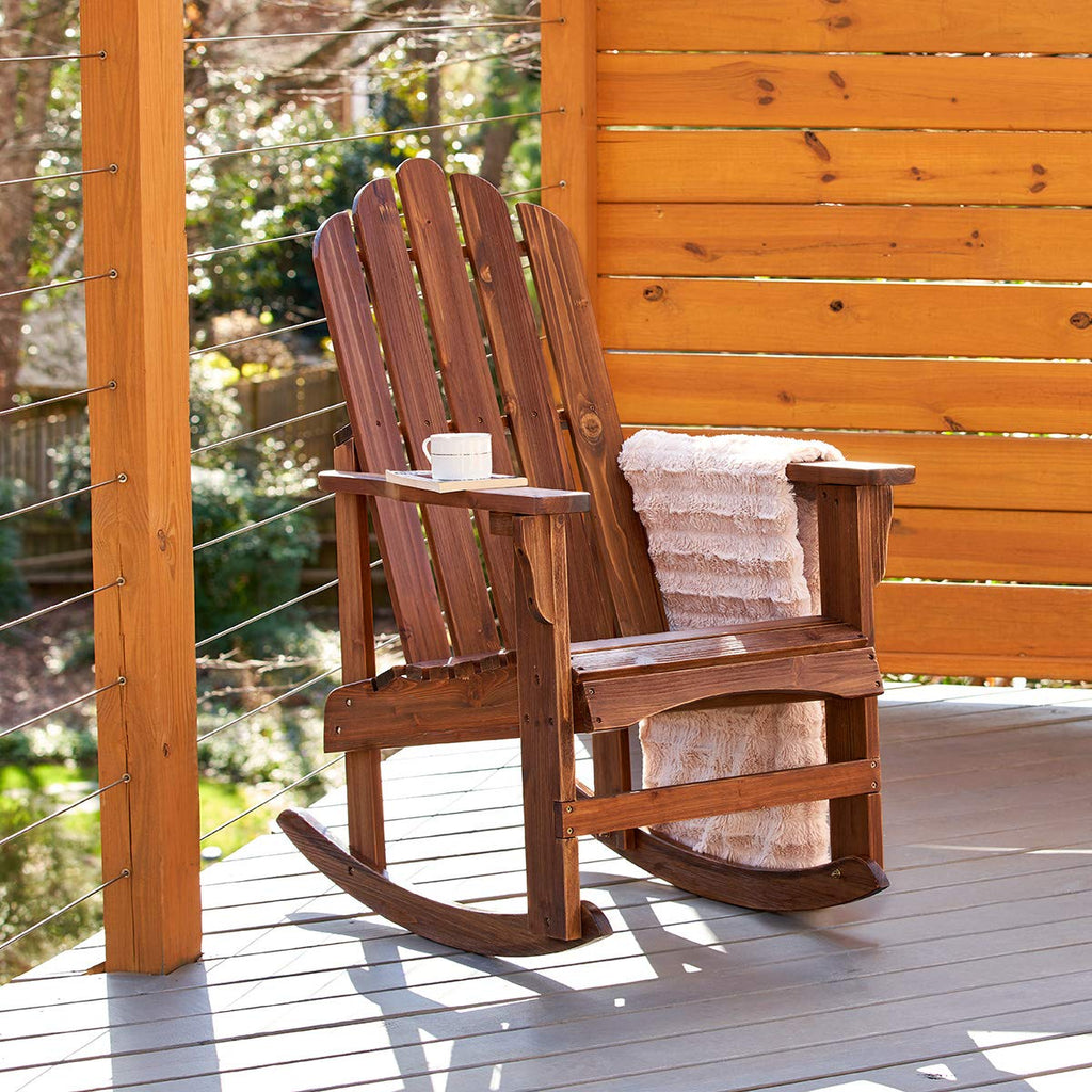 Oak Wood Rocking Chair Q99519