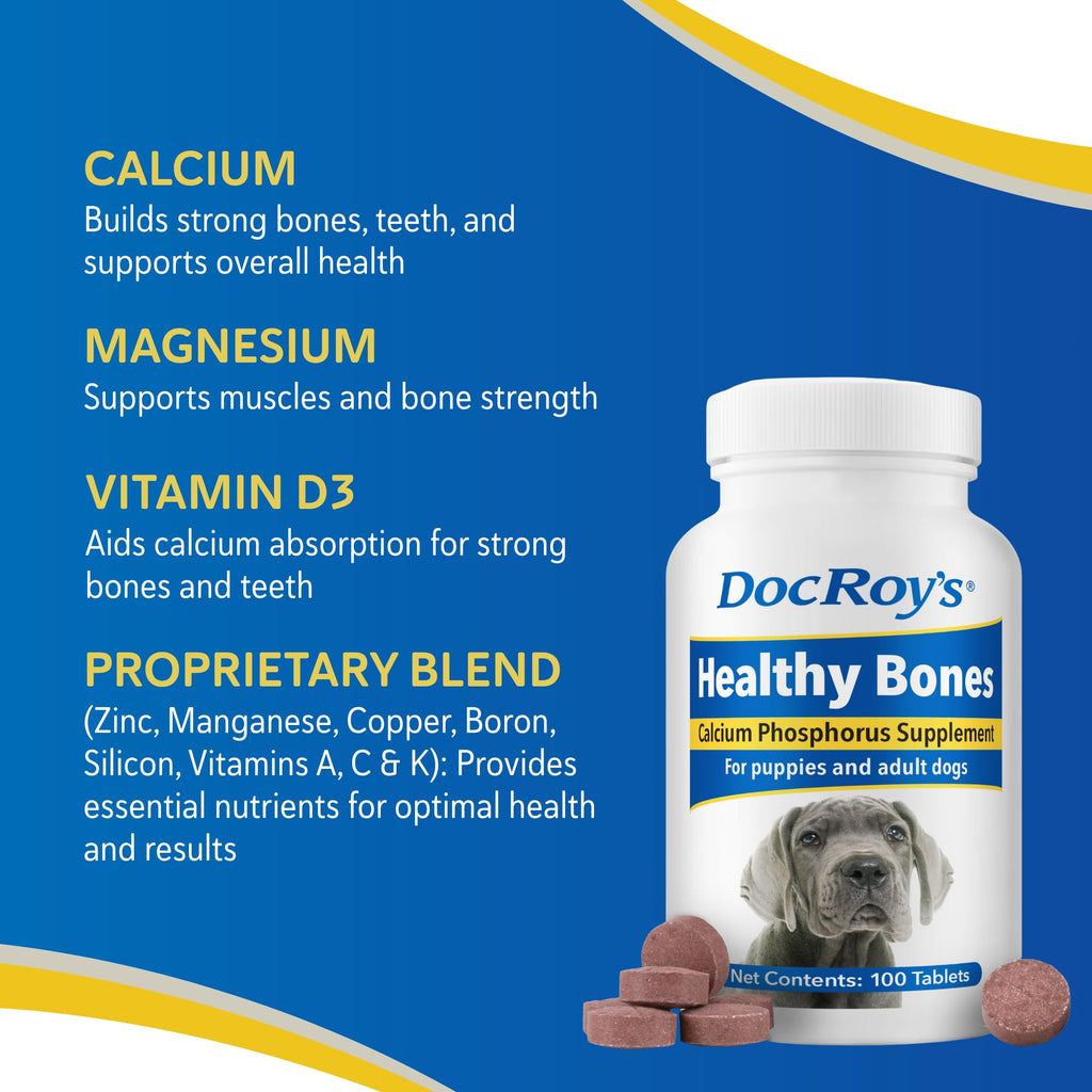 Calcium & Phosphorus Chews for Dogs & Cats, 100ct J512638