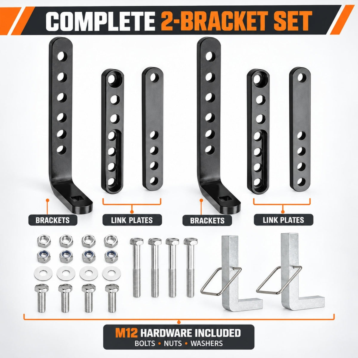 Trailer Sway Control Brackets, 2-Pack O161