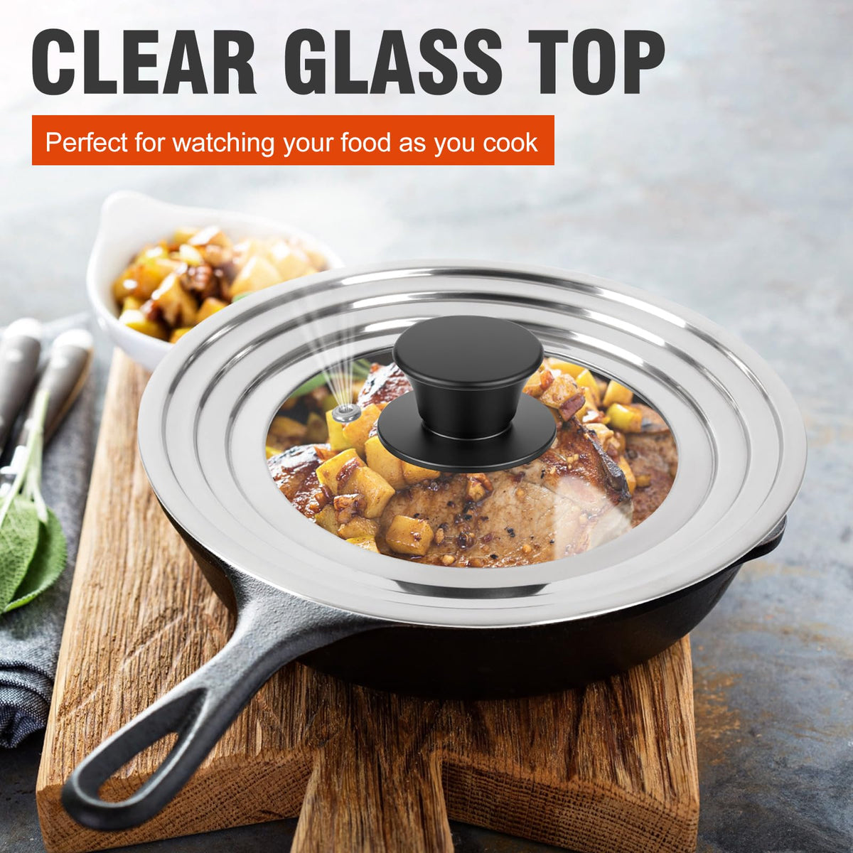 Tempered Glass Cookware Lids Q717