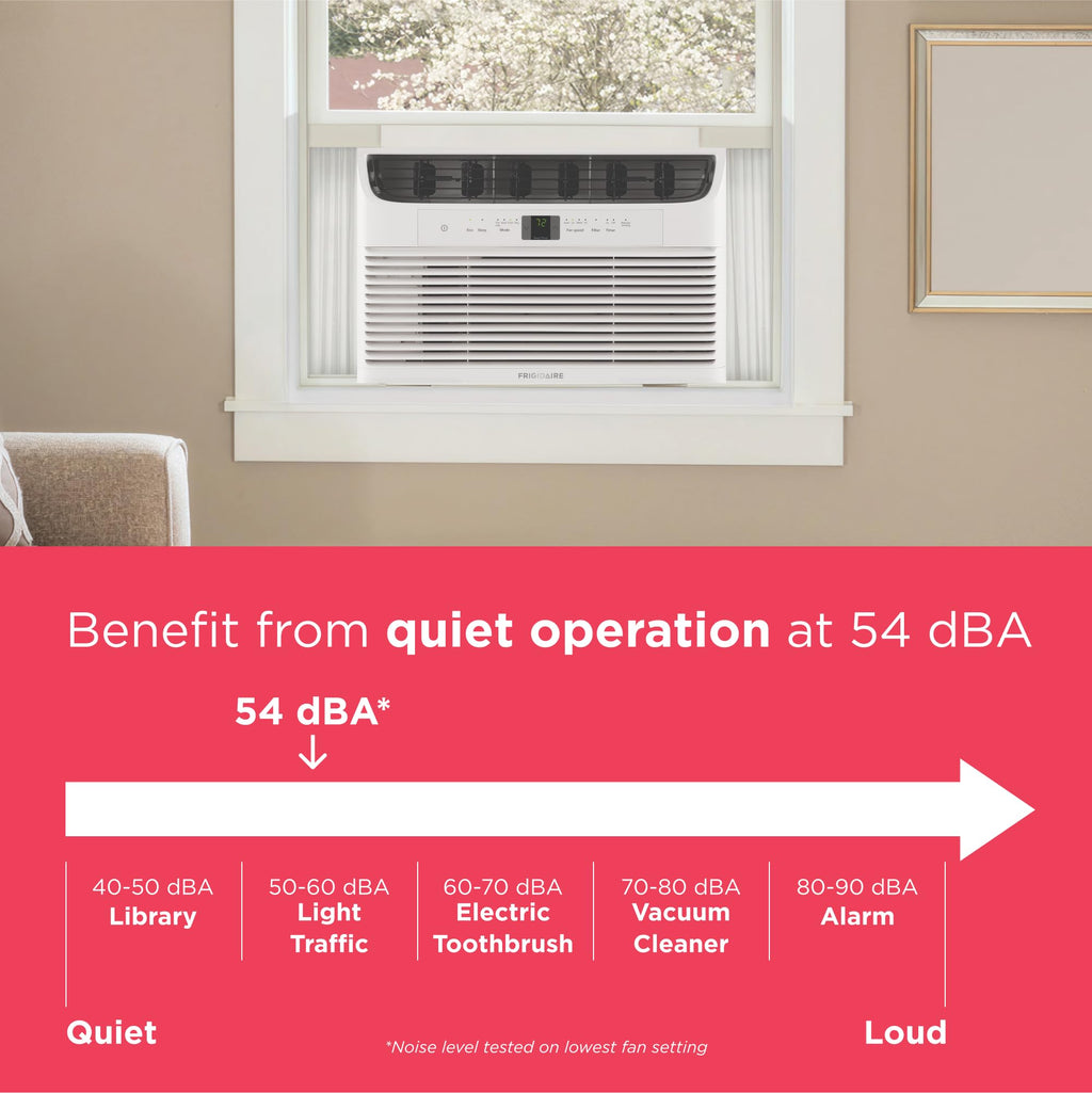 8,000 BTU White Window Air Conditioner with Remote Control B788794