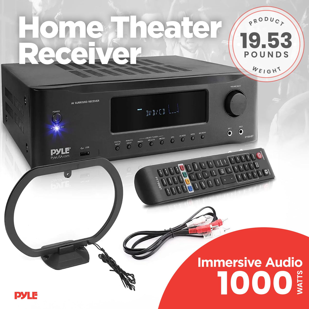 7.1-Channel Bluetooth Stereo Amplifier G84902