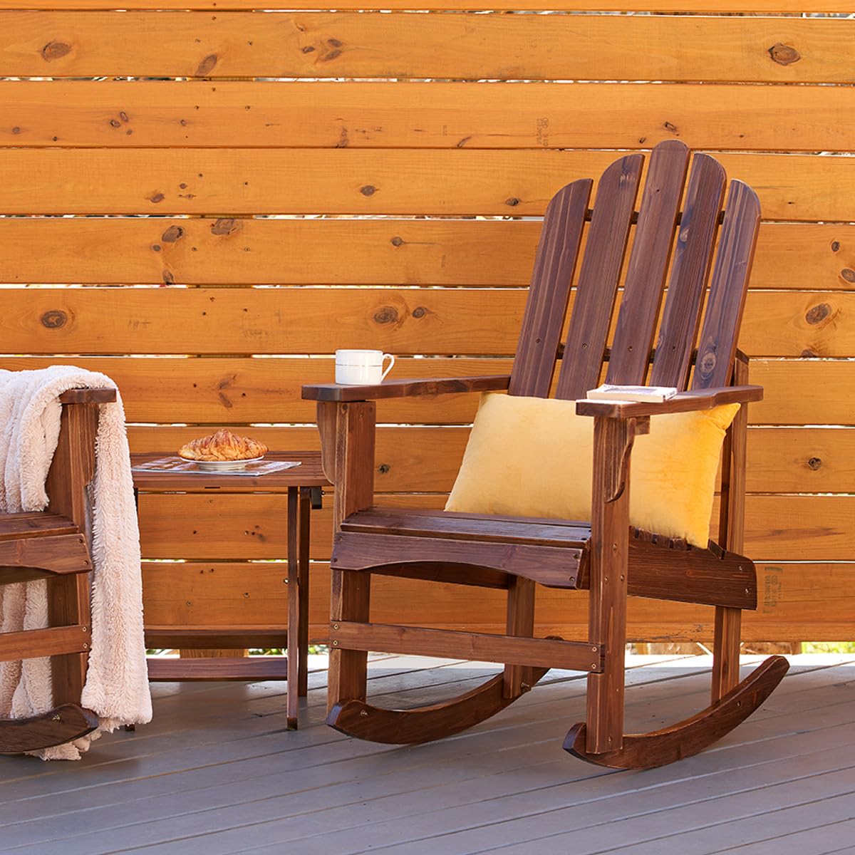 Oak Wood Rocking Chair Q99519