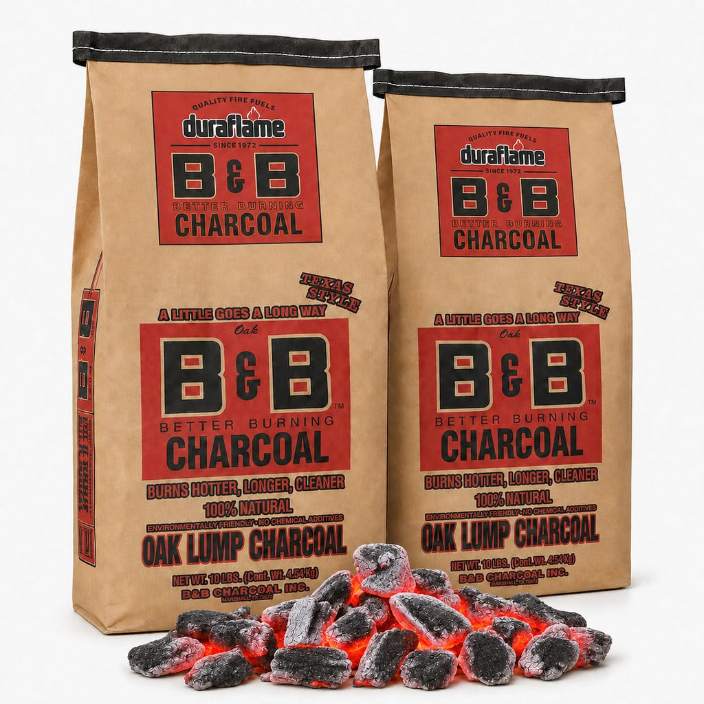 Oak Lump Charcoal 10 lb Bags 2 Pack A634207