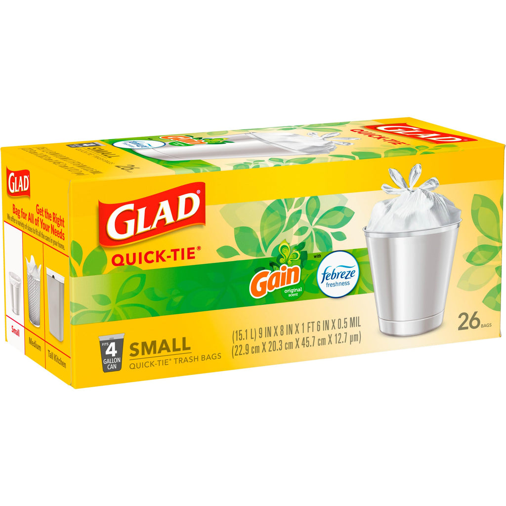 4 Gal 26 Count Trash Bags Pack of 6 Q80933