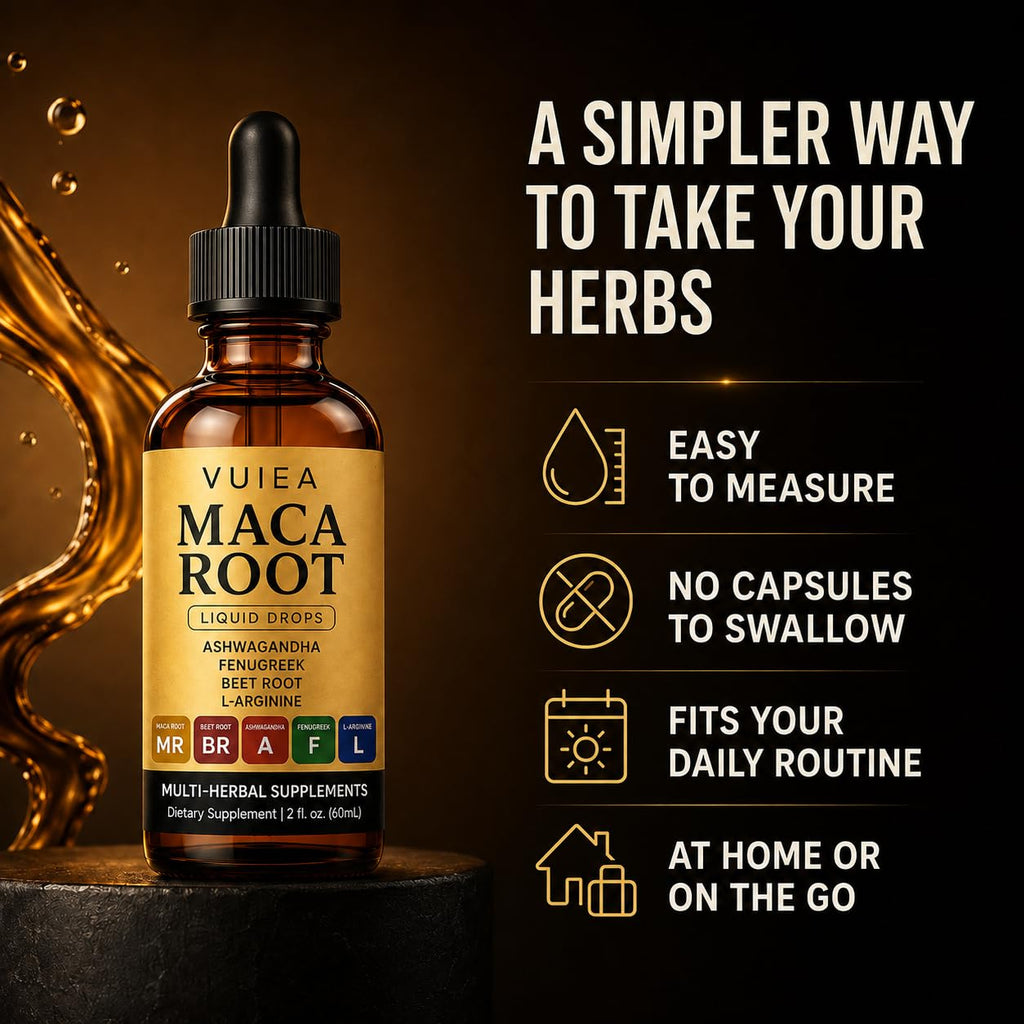 Maca Root Drops 5-in-1 Herbal Supplement 2 Fl Oz G198081