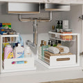 Under Sink 2 Tier Pull Out Cabinet Organizer X506