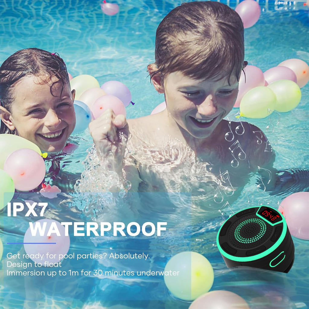 IPX7 Waterproof Portable Bluetooth Speaker with Suction Cup L2685
