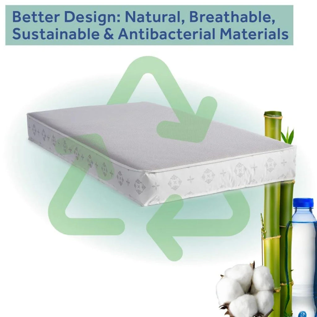 Infant & Toddler Crib Mattress, 2-Stage, Waterproof, Breathable Q159497