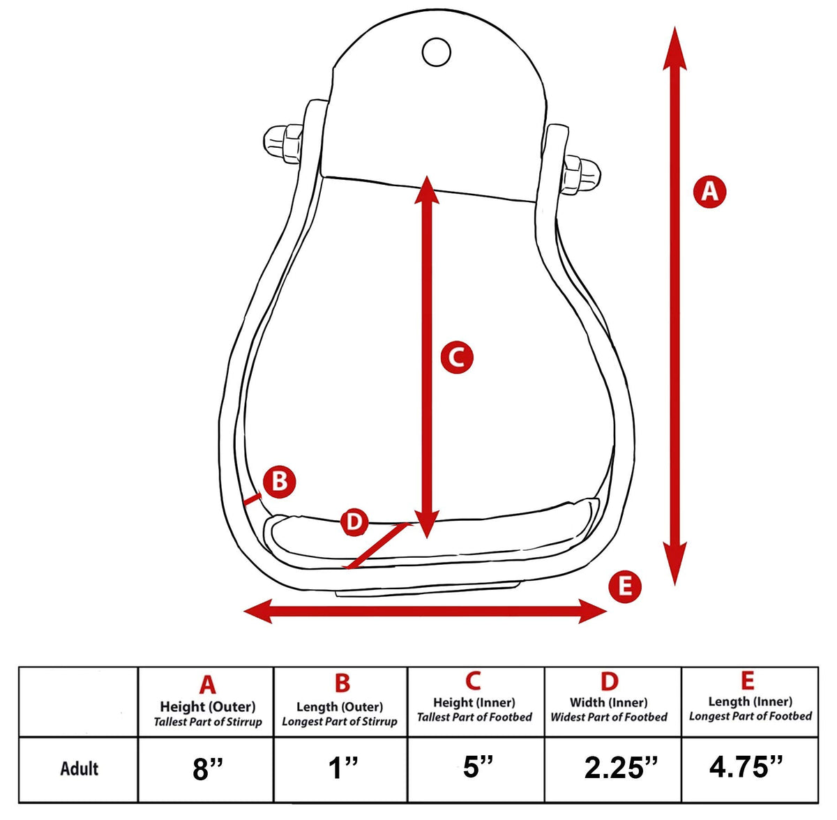 Angled Engraved Western Show Stirrups S7363