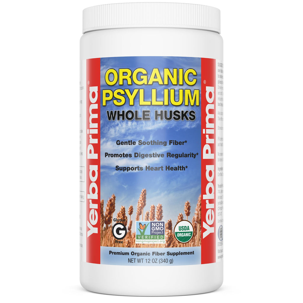 Organic Psyllium Whole Husks 12 oz Fiber Supplement L288767