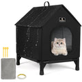 Outdoor Insulated Cat House with Removable Mat R4115