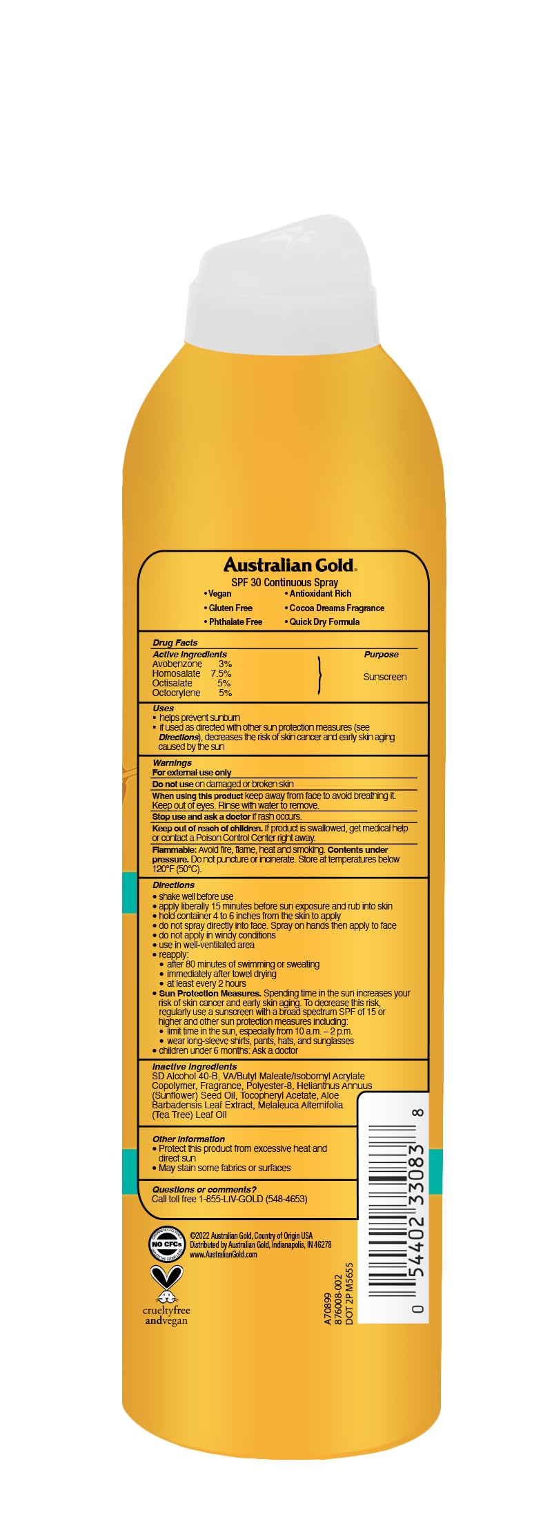 SPF 30 Continuous Spray Sunscreen X196608