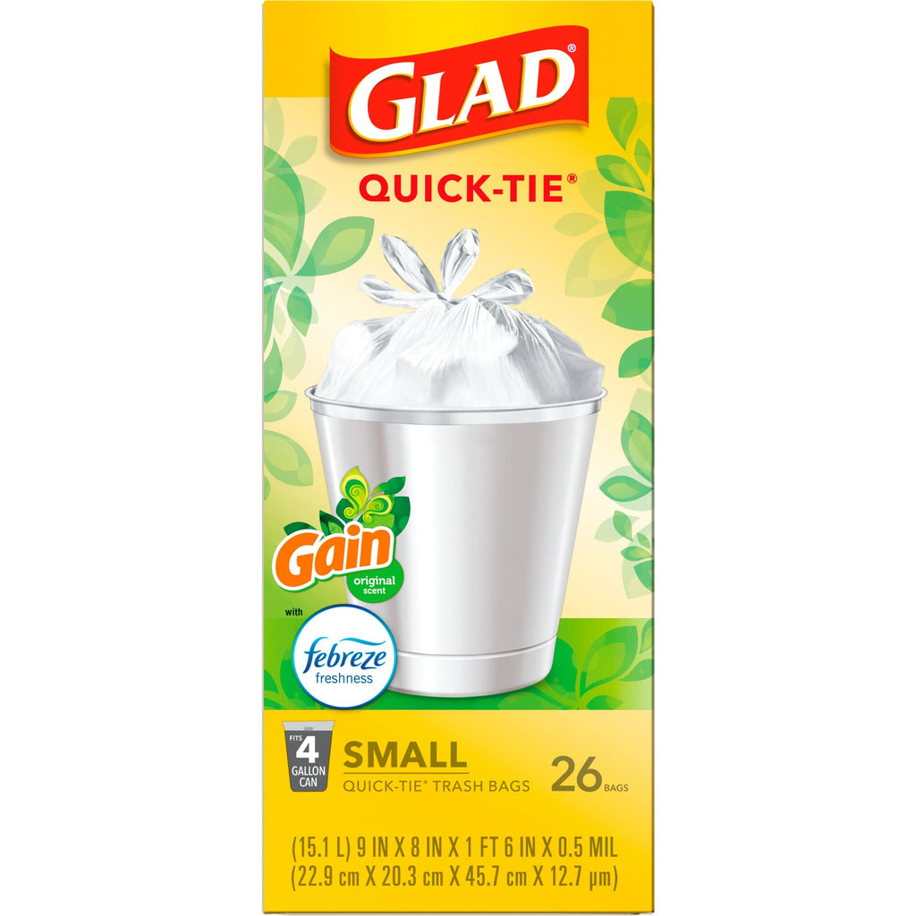 4 Gal 26 Count Trash Bags Pack of 6 Q80933