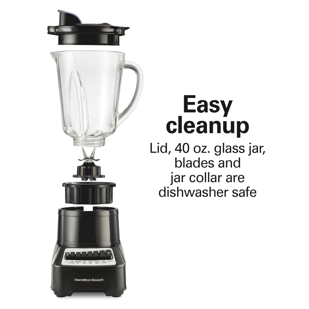 Blender with 40 Oz Glass Jar U7811