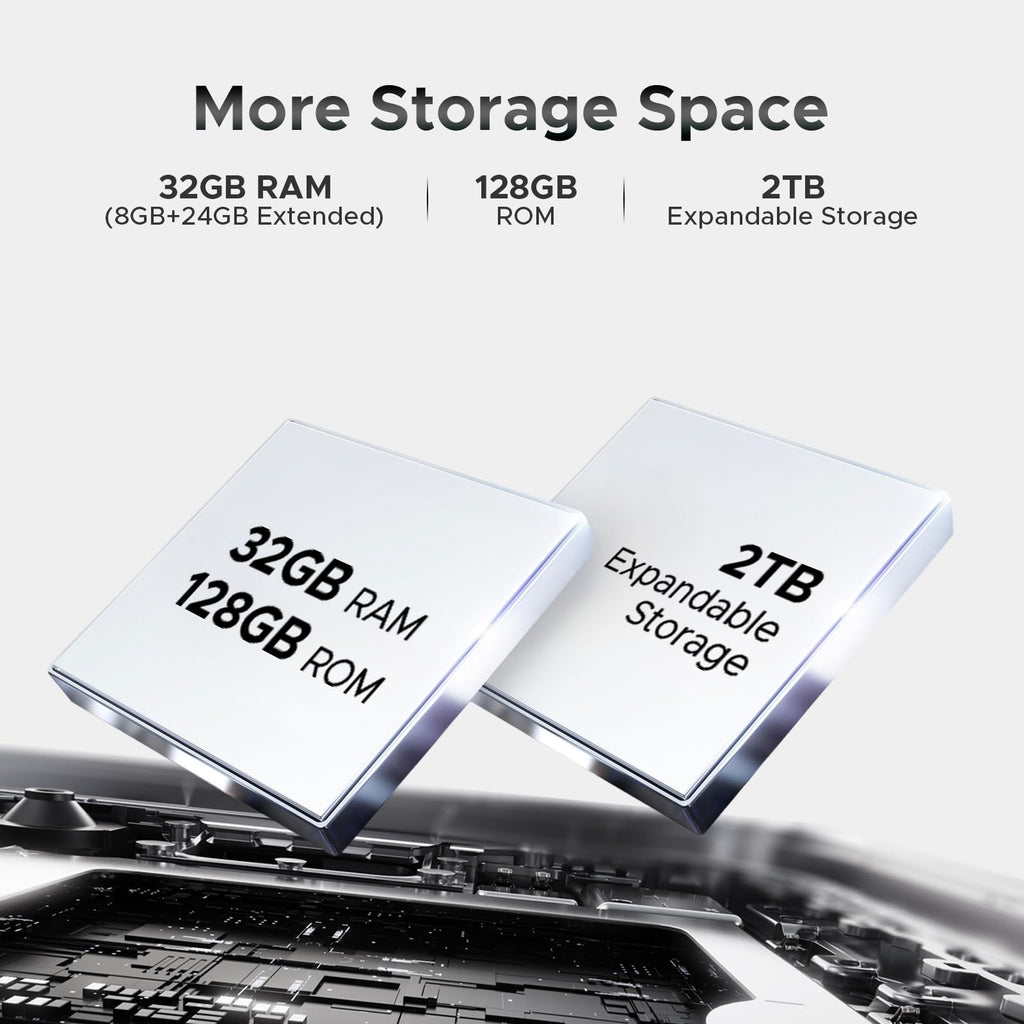 5G Unlocked Android Smartphone 32GB+128GB 6.75" 120Hz Dual SIM 6250mAh Q91143