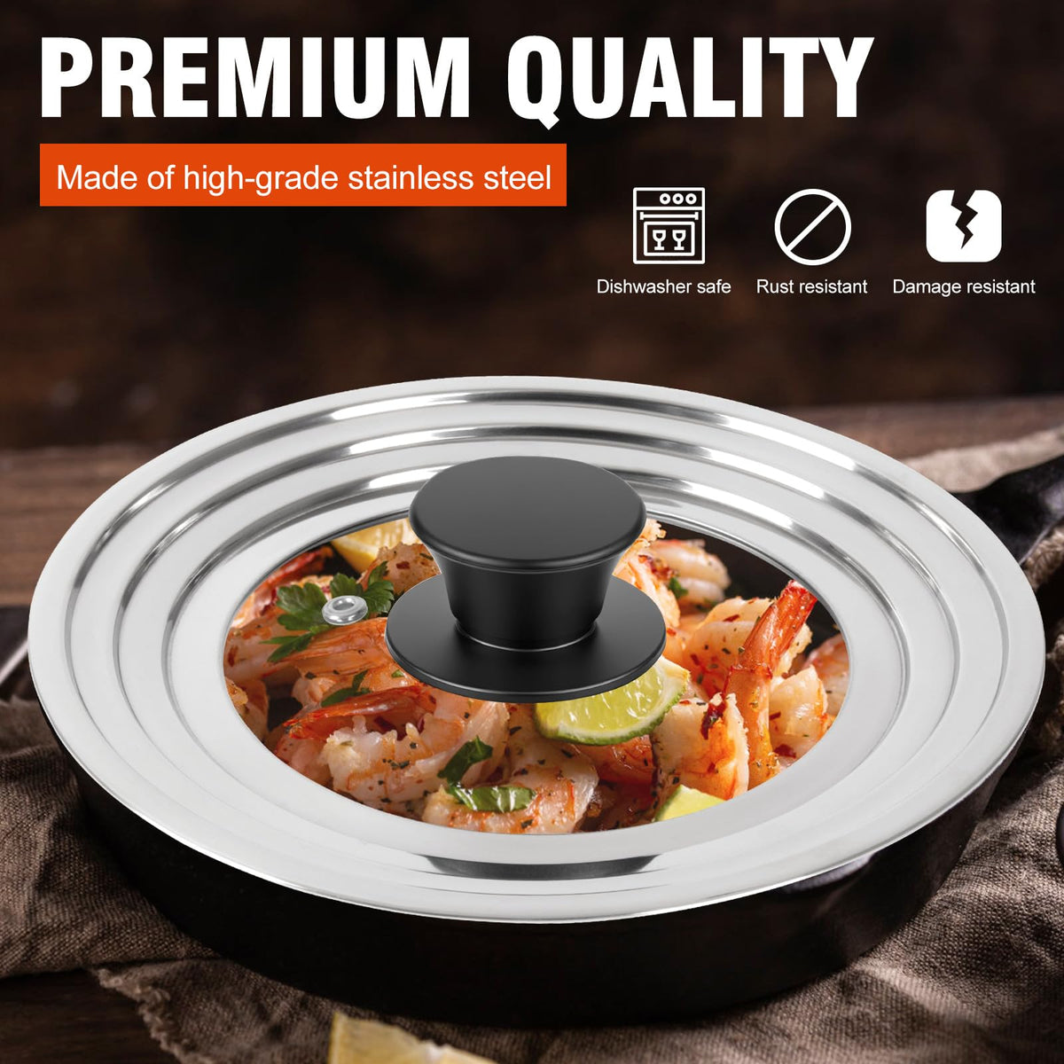 Tempered Glass Cookware Lids Q717