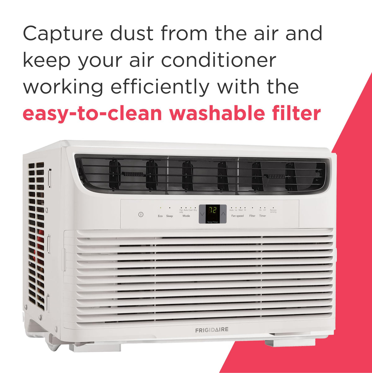 8,000 BTU White Window Air Conditioner with Remote Control B788794