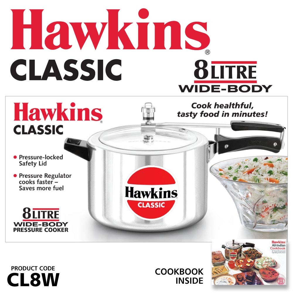 8 Litre Aluminium Pressure Cooker M268971