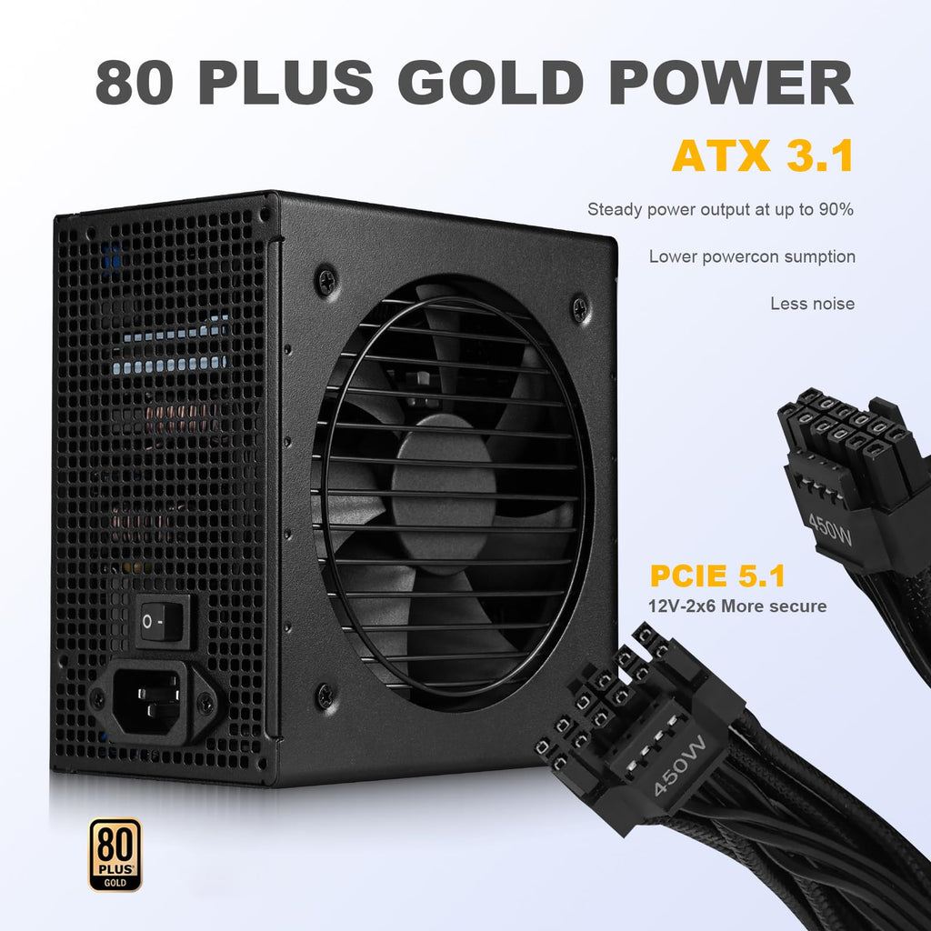 750W Fully Modular ATX 3.1 Power Supply Black S609103