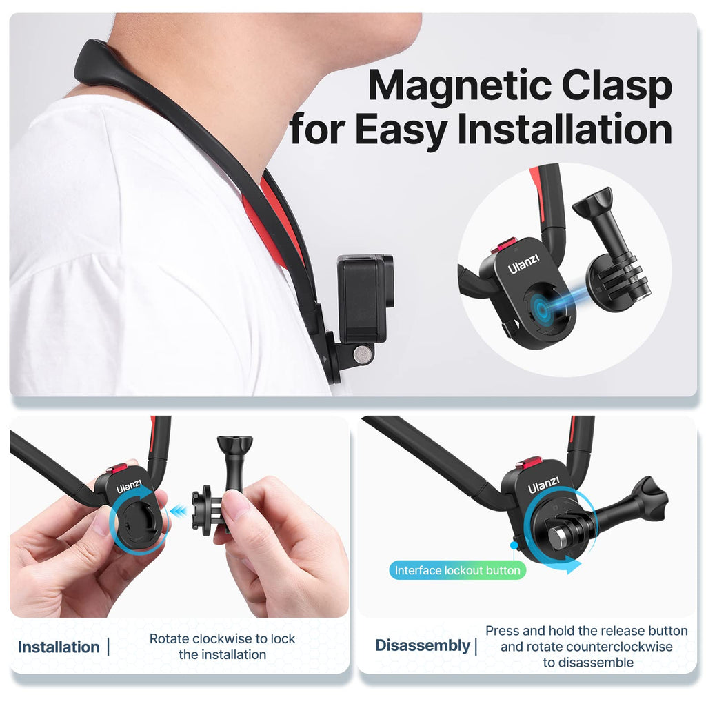 Magnetic Neck Mount for Action Cameras U728376