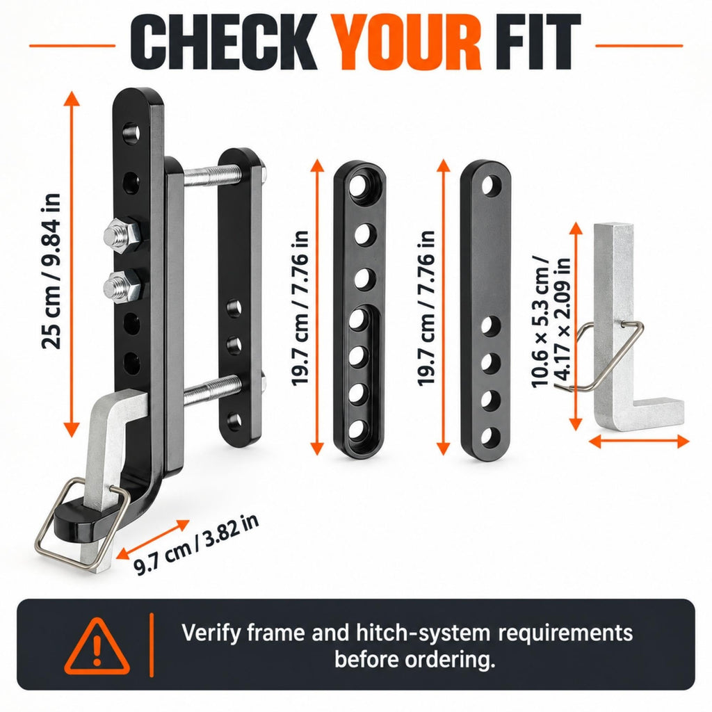 Trailer Sway Control Brackets, 2-Pack O161