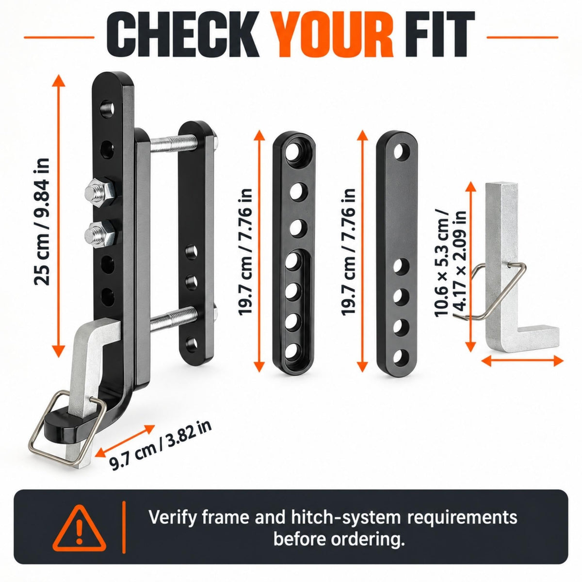 Trailer Sway Control Brackets, 2-Pack O161