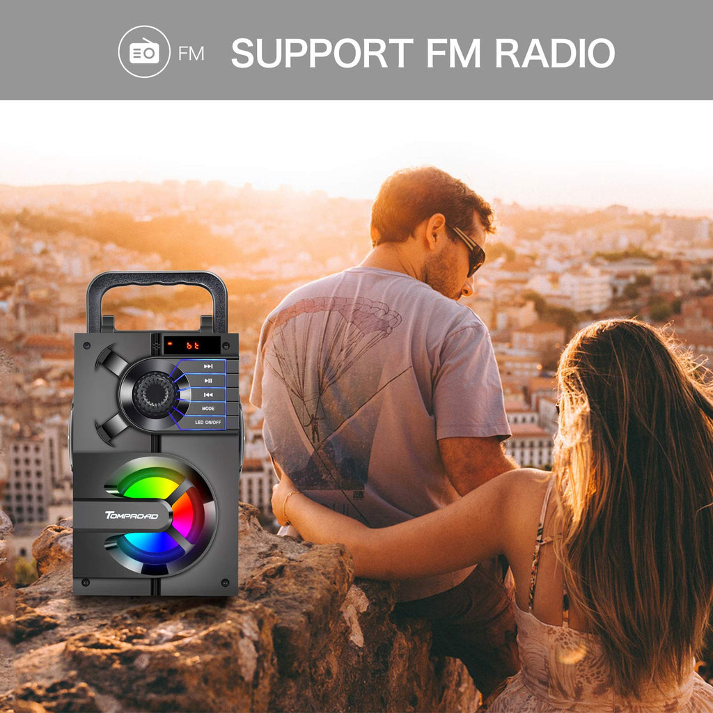Portable Bluetooth Speaker with Subwoofer R834039