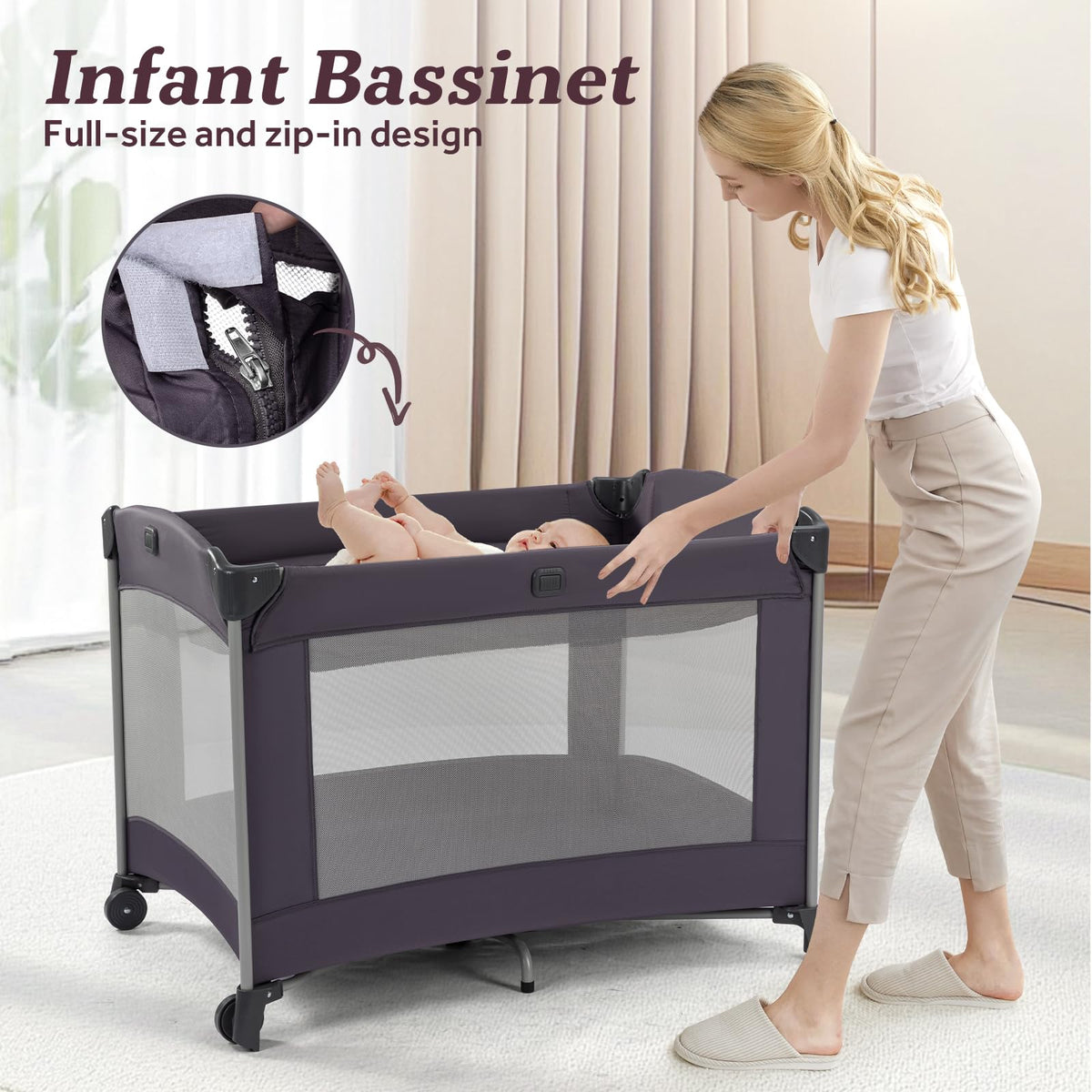 Portable Baby Playard with Carry Bag T66445