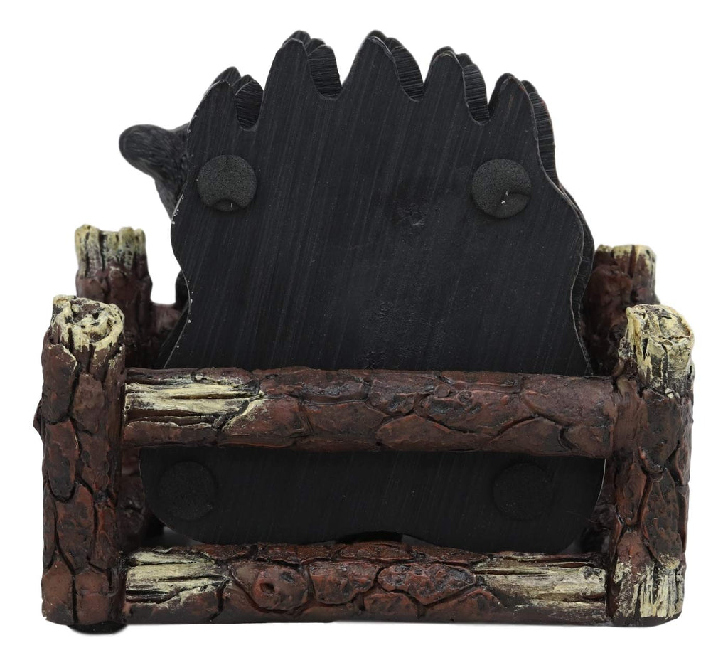 Coaster Set with 4 Bear Paw Tracks Coasters Y10754