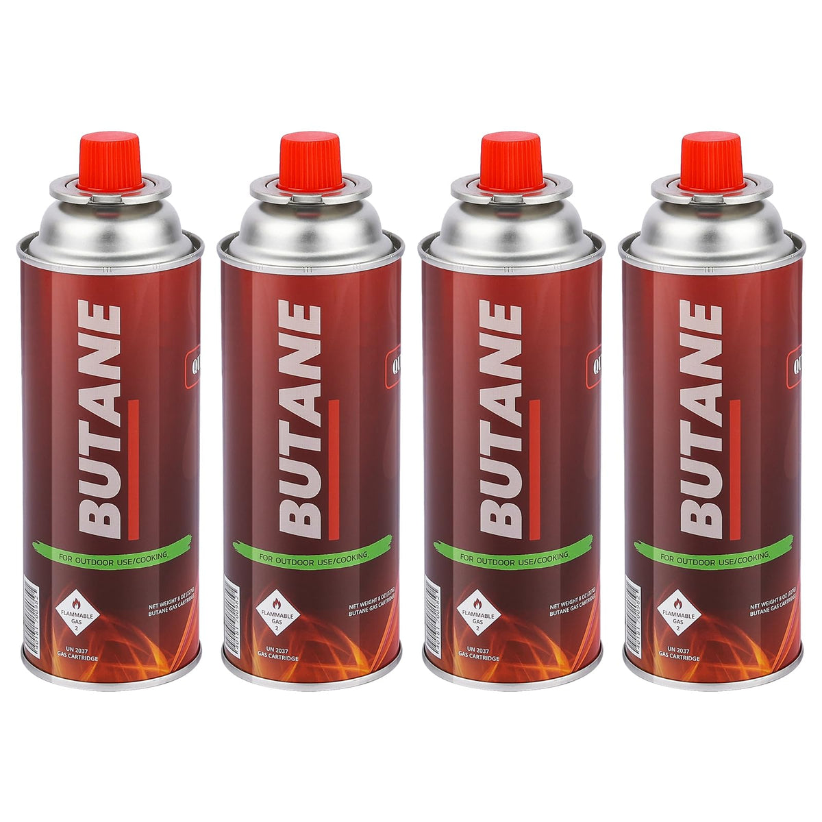 8oz Butane Fuel Canisters 4 Pack S68274