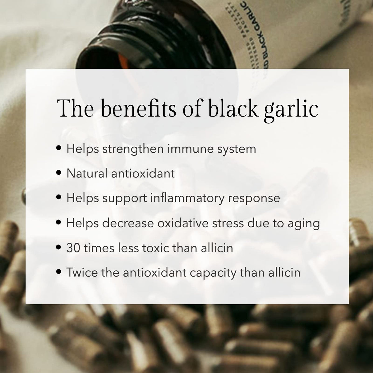 Black Garlic 60 Capsules D632084